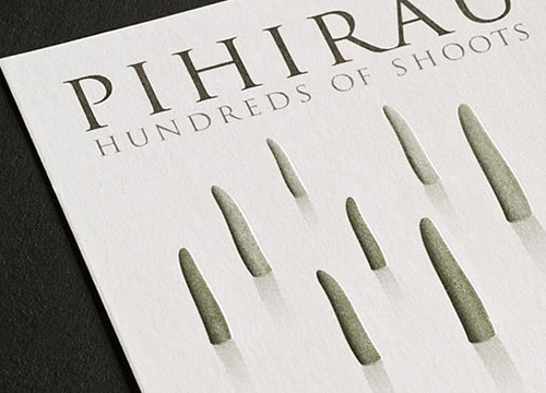Pihirau logo and business card